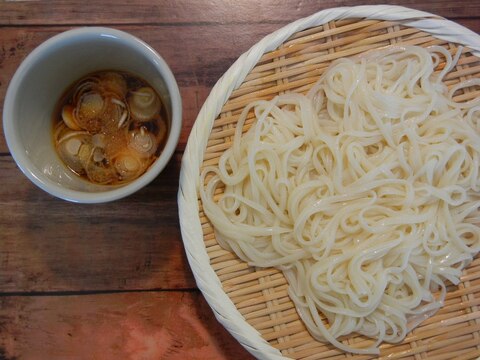 氷見うどんのしょうがネギつけ麺